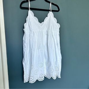 Abercrombie eyelet cotton dress